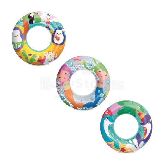 Beach Swimming Ring Marine Adventures for Kids Bestway 36113 Mermaids