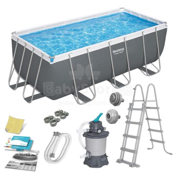Dārza rāmis baseins 412 x 201 x 122 cm 10in1 BESTWAY 56457N