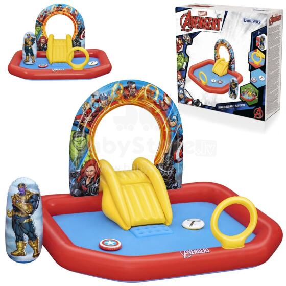 Inflatable Avengers Playground 211 x 198 x 125 cm Bestway 98800
