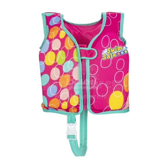 Pink Swim Training Vest for Kids S/M Bestway 32176