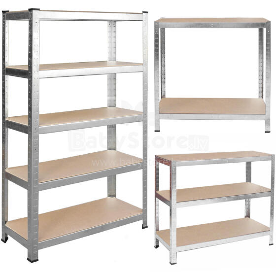 Metal Storage Rack 150 x 75 x 30 cm Humberg 4840
