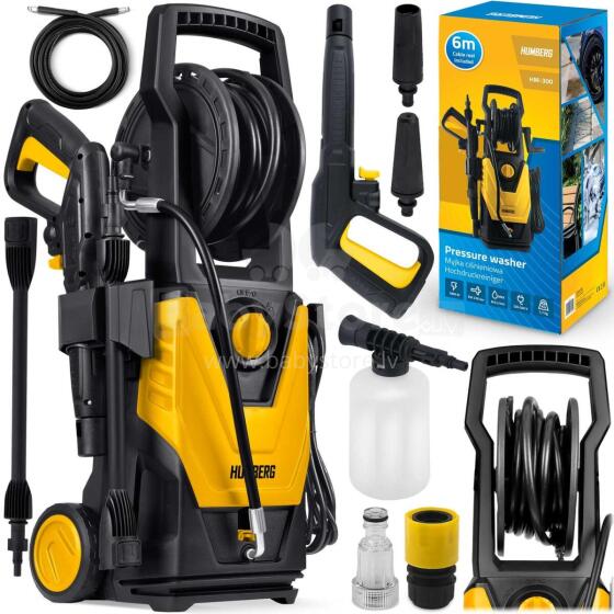 Pressure Washer with Hose Reel 1800W Humberg HM-300