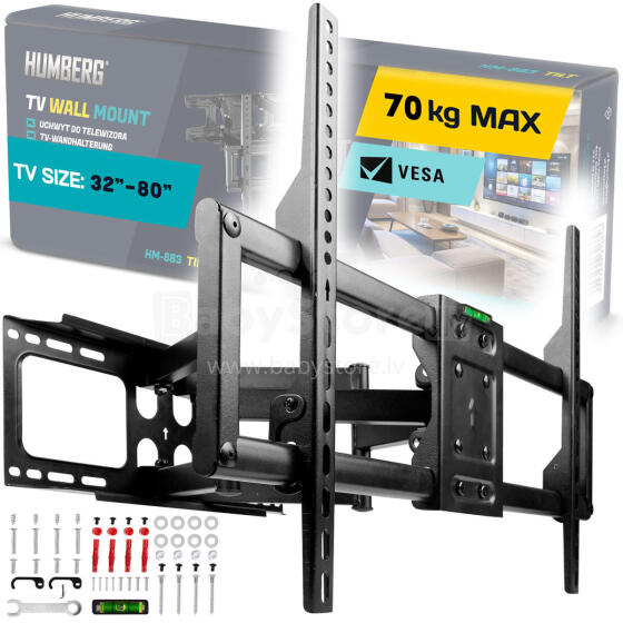 TV Mount for 32-80 Inch TVs Humberg 70 kg