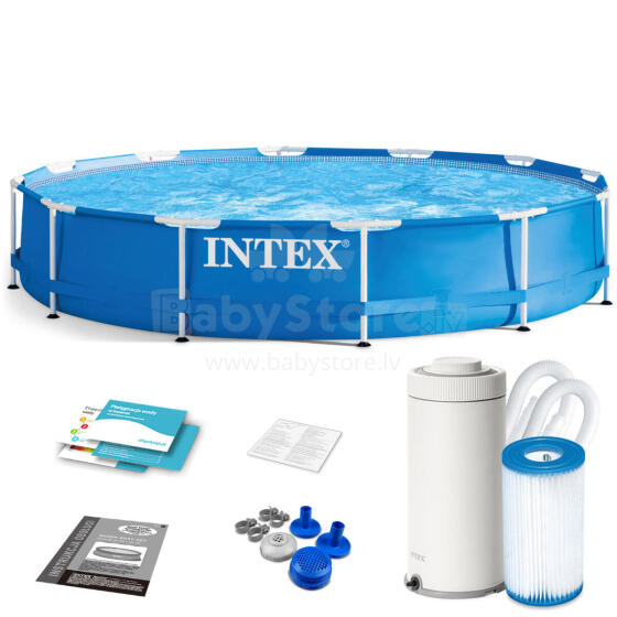 Intex 28212 366 x 76 cm 9-in-1 Frame Pool