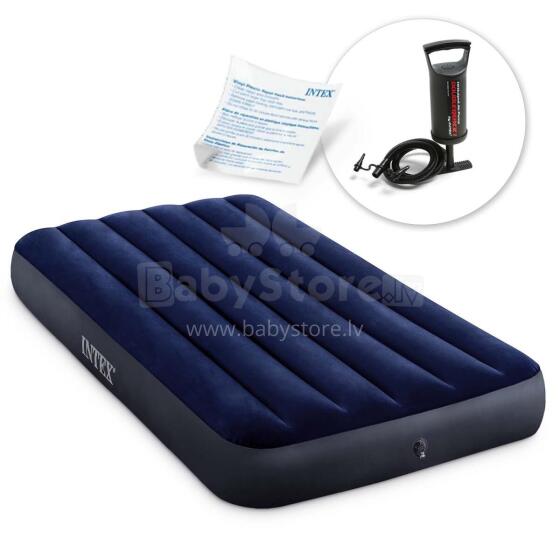 Inflatable Mattress 191x99x25 cm with Piston Pump INTEX 64757