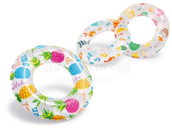Swimming ring three patterns 51 cm INTEX 59230 pineapple