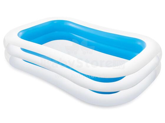 Inflatable Rectangular Pool 262 x 175 x 56 cm INTEX 56483