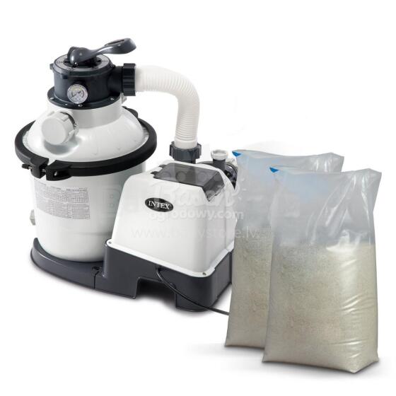 Sand Filter Pump 12000 l/h INTEX 26652 + 50 kg of Sand