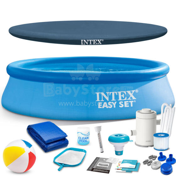 Inflatable Pool 244 x 61 cm 18 in 1 INTEX 28108