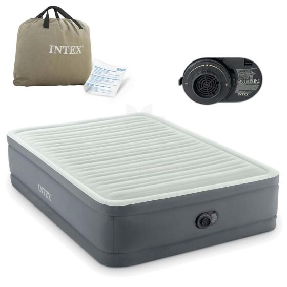 Inflatable Mattress 191x137x46 cm with Built-in Electric Pump INTEX 64904ND