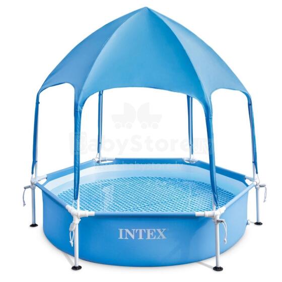 Children's Frame Pool with Canopy 183 x 38 cm INTEX 28209