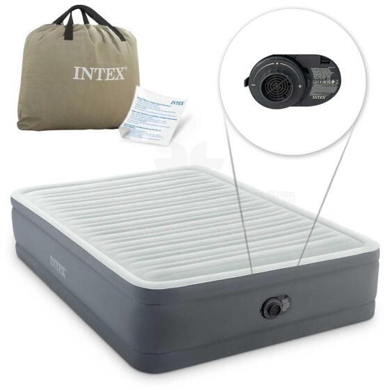 Inflatable Mattress 203x152x46 cm with Built-in Electric Pump INTEX 64906ND
