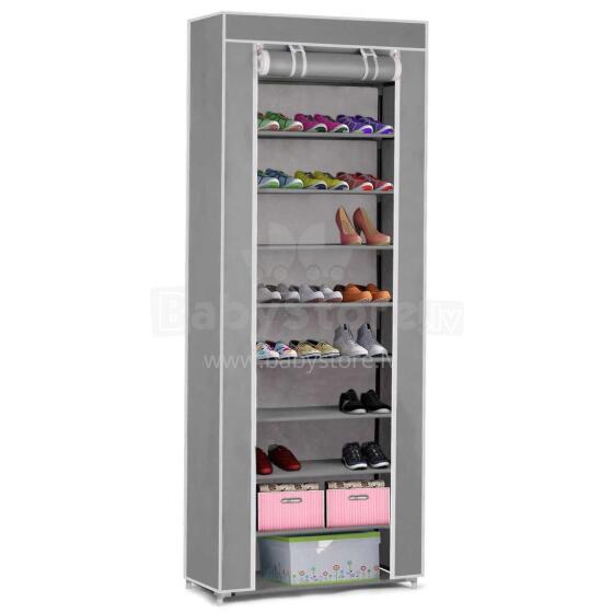 Massido Textile Shoe Cabinet - Gray