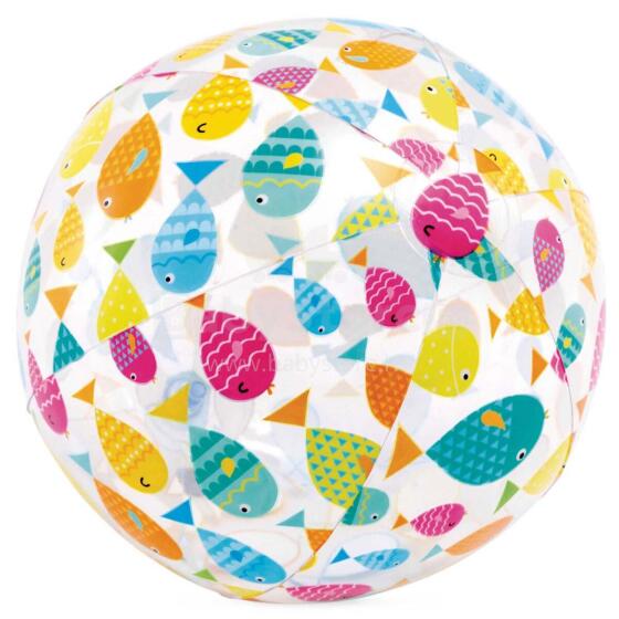 Inflatable Beach Ball Happy Fish 51 cm INTEX 59040