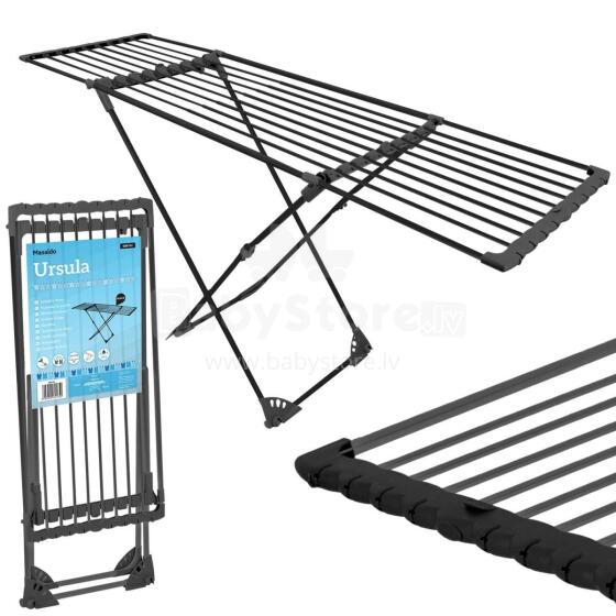 Telescopic drying rack with wheels Ursula 20m