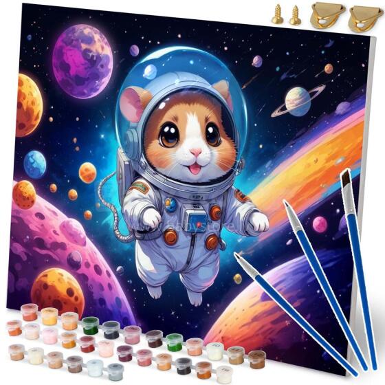 Painting by Numbers Image 40x50 cm Massido Astronaut
