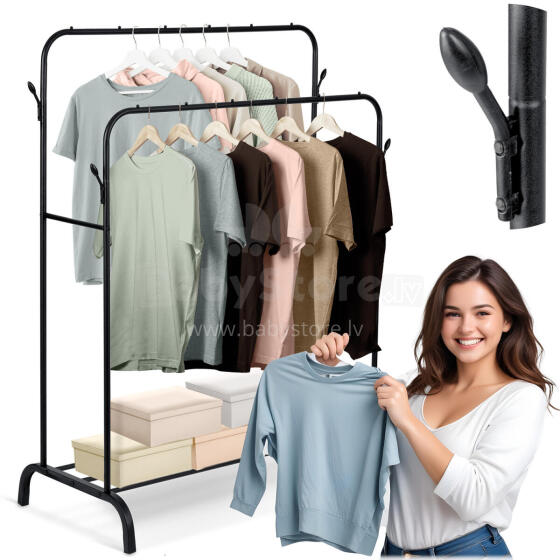 Massido MS-867 Black Standing Hanger