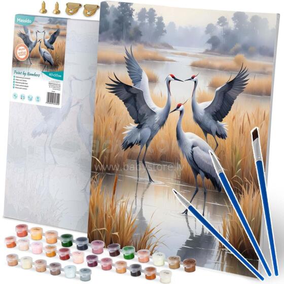 Painting by Numbers Image 40x50 cm Massido Cranes
