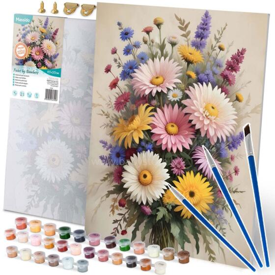 Painting by Numbers Image 40x50 cm Massido Flowers