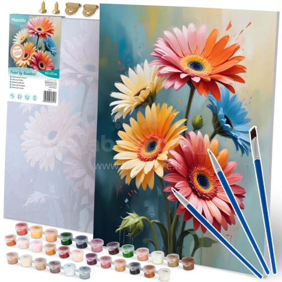 Painting by Numbers Image 40x50 cm Massido Flowers