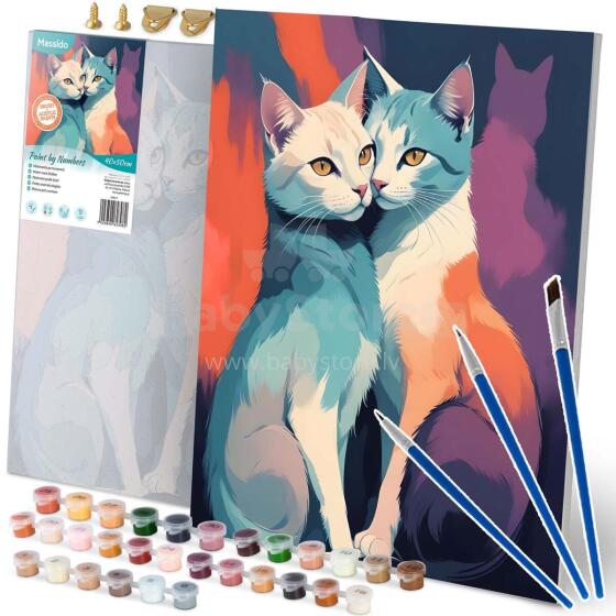 Painting by Numbers Image 40x50 cm Massido Cats