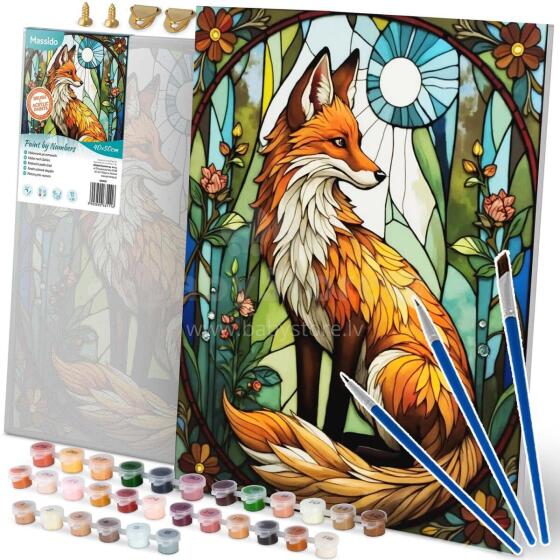 Painting by Numbers Image 40x50 cm Massido Fox