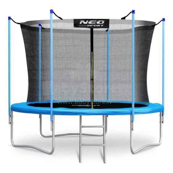10ft/312cm Garden Trampoline with Internal Net and Ladder Neo-Sport