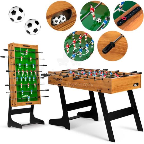 Neosport Foosball Table 121 x 61 x 80 cm NS-803 Wooden