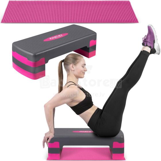 Step for exercises 3 steps NS-400 pink