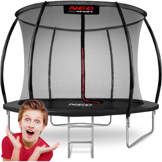 Shaped Garden Trampoline 8ft/252cm with Internal Net Neo-Sport