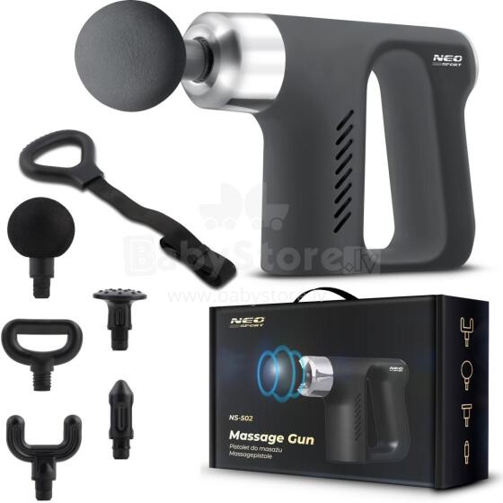 Body massage gun 5 attachments NS-502 Neo-sport black