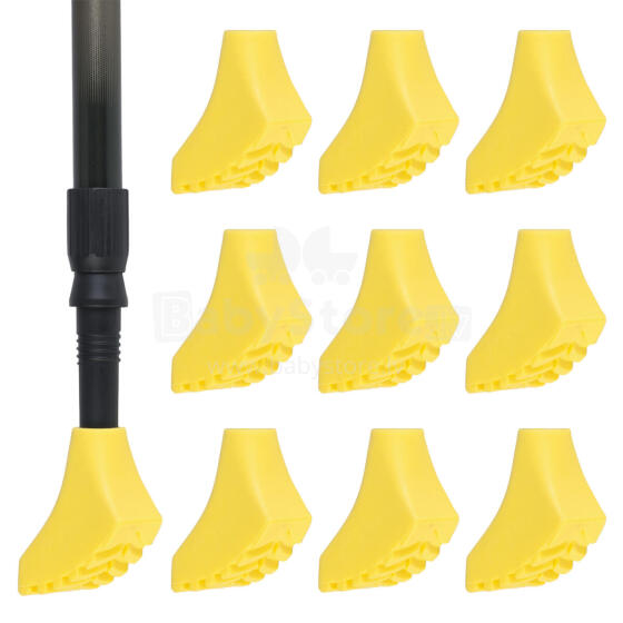 Nordic Walking Pole Tips Neo-Sport 10 pcs yellow