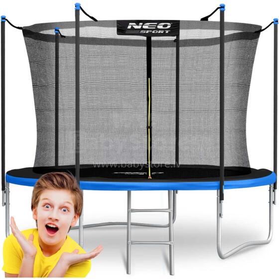 6ft/183cm Dārza Trampolīns ar Drošības Tīklu un Kāpņu Neo-Sport