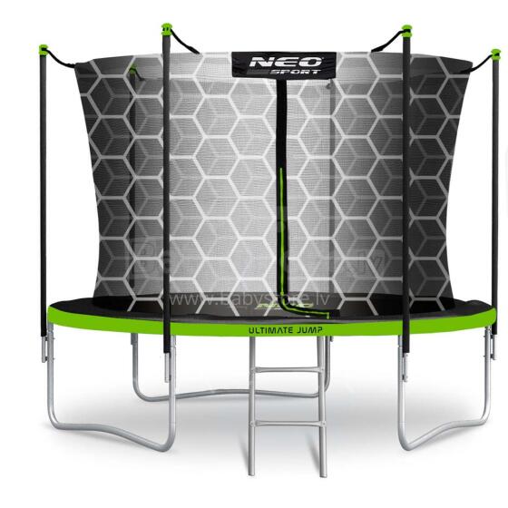 6ft/183cm Garden Trampoline with Internal Net and Ladder Neo-Sport