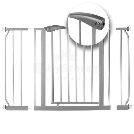 Gray safety gate barrier Nukido 718301