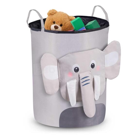 Nukido Toy Basket - Gray Elephant