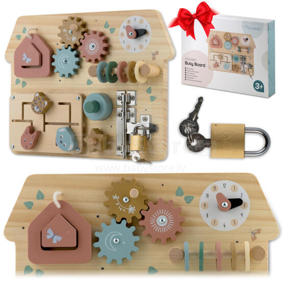 Wooden sensory board NK-859 Nukido