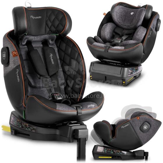 Nukido Prestige Line Car Seat Black-Gray 0-36 kg ISOFIX
