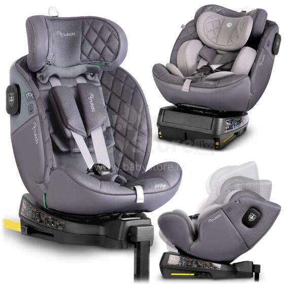 Nukido Prestige Line Car Seat Gray 0-36 kg ISOFIX