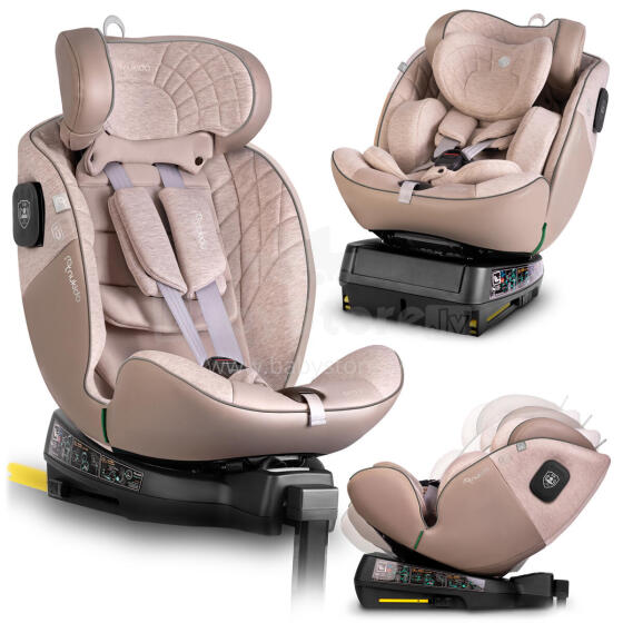 Nukido Aero Line automašīnas sēdeklis bežs 0-36 kg ISOFIX