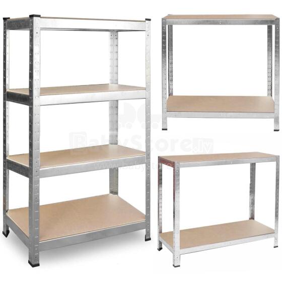 Metal storage shelf 180 x 90 x 40 Plonos 470200