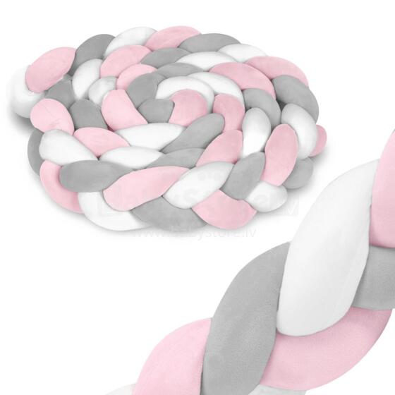 Ricokids Crib Wrap 3m - Pink-Gray
