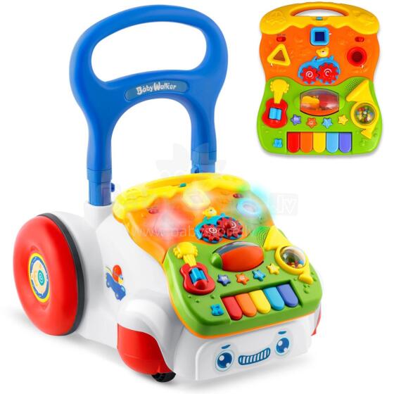 Educational walker with music 2in1 RK-744 Ricokids white