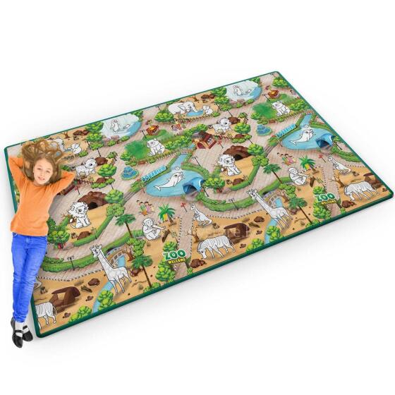 Roll-up coloring mat 200 x 120 x 0.3 cm Ricokids RK-343