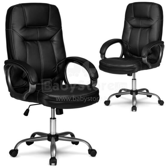 Sofotel 355 Black Leather Office Chair