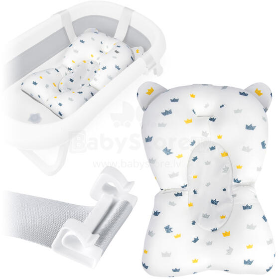 Baby bath pillow insert for Ricokids white-blue