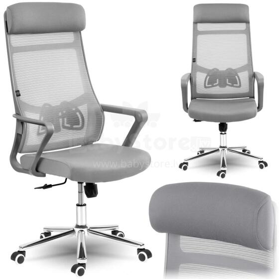 Office chair with micro mesh Sofotel Bremen gray