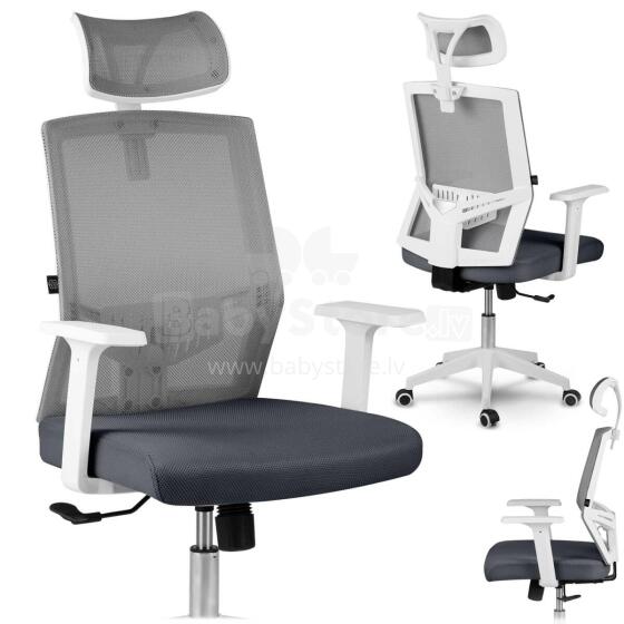 Office chair with micro mesh Sofotel Rotar dark gray