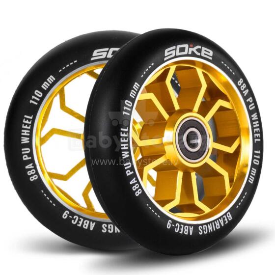 Scooter Wheels 110 mm Gold 2 pcs