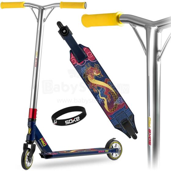 SOKE PRO Stunt Scooter Navy-Red